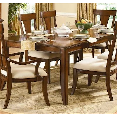 Dining Leg Table & Arm & Side Chair Set